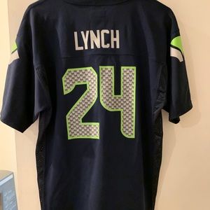 NFL Jersey. Lynch. Seahawks. Excellent Condition